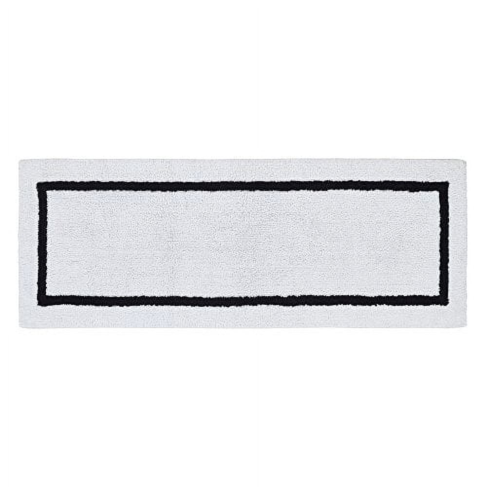 Modern Threads Geometric Taupe Cotton Rug Runner, 2' x 5'