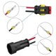 thumbnail image 5 of 5 Pair 2 Pin Way Waterproof Electrical Wire Connector Plug Set, 5 of 5