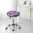 thumbnail image 7 of Bingfone12 inch Padded Round Bar Stool Cover Cushion with Elastic Fabric Round Chair Seat - Sea Stars, 7 of 7