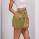 thumbnail image 5 of mfyjkho Pantalones Cortos Para Mujer, Pantalones Cortos De Verano Para Mujer, Con Cintura Elástica, Cómodos Y Con Bolsillos, Informales, Lisos, Con Botones Y Bolsillos Xl, 5 of 7