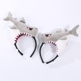 thumbnail image 3 of Hair Hoop Creative Cartoon Shark Shape Fashion Party Headband Costume Headband, 3 of 6