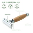 thumbnail image 2 of Amdohai DSR16 Rasoir Manuel à Double Tranchant Sécurité Métallique Razor Traditionnel pour Hommes Rasoir à Double Tranchant Barbe Razor, 2 of 7