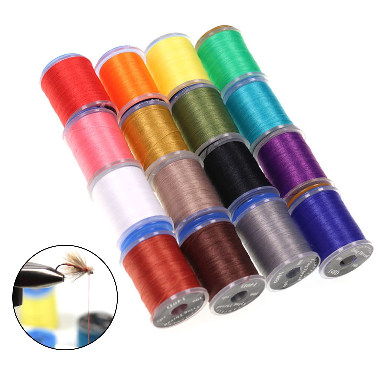 Ruibeauty 140D Fly Tying Thread Kit with Nylon Material