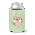 thumbnail image 1 of Carolines Treasures CK4387CC Yellow Lab Green Flowers Can or Bottle Hugger, 1 of 1