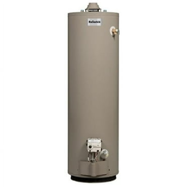 Reliance 6 40 NBCS Gas Water Heater, 40 gal Tank, 3/4 in Inlet, 1/2 in Outlet