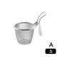 thumbnail image 1 of Colador de malla de acero inoxidable, colador con mango para hervir y freír, colador para cocinar al vapor, alimentos y verduras con olla R Q9M1, 1 of 6
