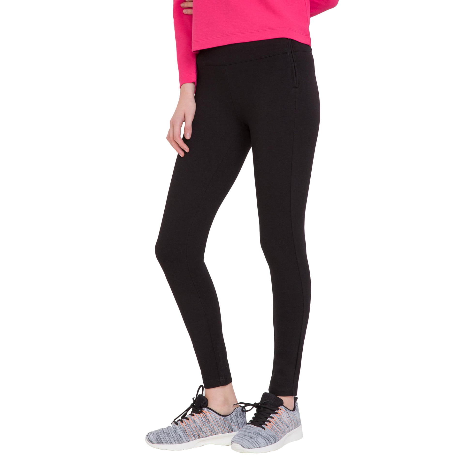 ladies black leggings size 16