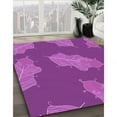 thumbnail image 3 of Ahgly Company Machine Washable Indoor Rectangle Transitional Crimson Purple Area Rugs, 3' x 5', 3 of 7