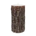 thumbnail image 3 of 6" Bark Pillar Candle, 3 of 4