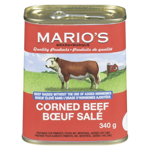 MARIO'S Corned Beef 340 G - Ready-to-eat (canned), Mario's Canned Corned Beef 340 g