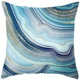 thumbnail image 1 of Free Shipping, Dusknt Blue Pattern Printed Pillow Abstract Home Sofa Car Pillow Bedside Cushion, Limited Time Offer!, 1 of 8