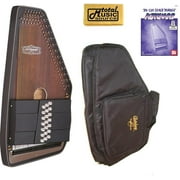 Oscar Schmidt 21 Chord Autoharp, Ovankol Top, Solid Spruce Back, OZARK, OS11021 AC445PACK