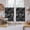 Black, variant on Vintage Floral Kitchen Curtain for Berdoom Living Room Cafe 54 Inch Length, Grey Spring Dandelion Plants Flower Botanical Tiers Curtains Light Filtering Drapes Window Treatment 2 Panels 52"Wx54"L
