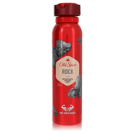 Old Spice Rock by Old Spice Deodorant Spray 5 oz for Men Pack of 4