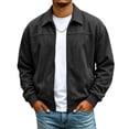 thumbnail image 2 of Men's Standard Full-Zip Midweight Sweatshirt with Pockets Fall Winter Spring Jacket, 2 of 7