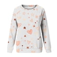 thumbnail image 4 of RKSTN Blouses pour Femmes, Chandail en Molleton Imprimé de la Saint-Valentin, Épaule à Manches Longues, Col Rond, Blouses Habillées Décontractées, 4 of 4