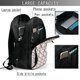 thumbnail image 4 of Fotbe Cute Baseball Mochila con Estampado y Puerto USB para Hombre y Mujer, Mochila Antirrobo, Mochila de Viaje, Mochila Escolar, Mochila Universitaria, 4 of 7
