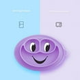 thumbnail image 3 of Amerteer Baby Silicone Suction Plate, Portable Silicone Divided Placemat for Toddlers, Waterproof Baby Placemat Travel Food Mat Non-Slip Silicone Placemat Reusable Easy Clean for Babies, 3 of 7