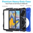 thumbnail image 4 of TECH CIRCLE Kids Case for Samsung Galaxy Tab A 8.0 (SM-T387) Tablet 2018 - Heavy Duty Portective Rugged Hard Case with [Kickstand & Shoulder/Hand Straps] Portable Sturdy Child Friendlys Cover, Blue, 4 of 8