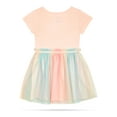thumbnail image 2 of Hello Kitty Girls and Toddlers' Short Sleeve Tutu Dress Casual Tulle Skirt Dresses, Pink Dogwood 7, 2 of 2