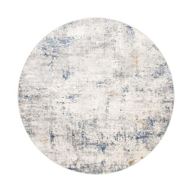 Pasargad Home PD-171B 4xround 4 ft. Efes Design Power Loom Area Rug, Grey - Round