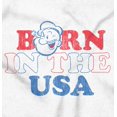 thumbnail image 2 of Popeye Born in the USA Proud American Crewneck T Shirts Boy Girl Teen Brisco Brands S, 2 of 5