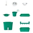 thumbnail image 4 of Hape: Nature Fun: Outdoor Mud Kitchen - Wooden Playset, Cooking Accessories, Water Dispensing Sink Bucket, Chef Pretend Play, Blackboard, Kids Ages 3+, 4 of 12