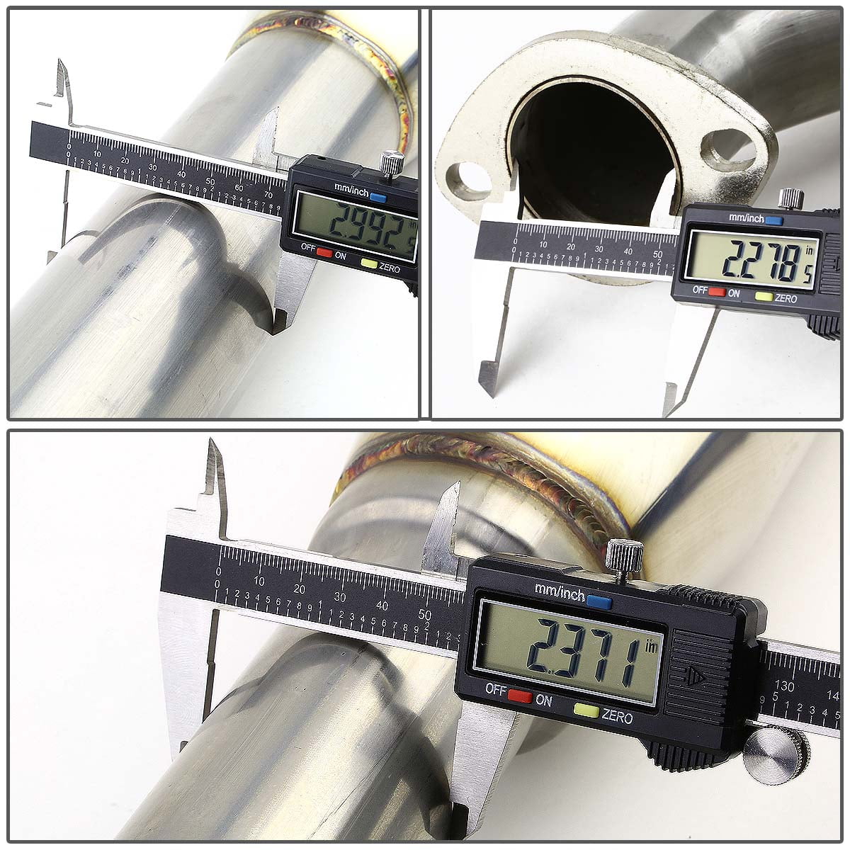 DNA Motoring For 09-14 Nissan Maxima A35 VQ35 Stainless Steel Cat-Back Exhaust Muffler System