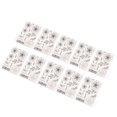 thumbnail image 4 of 10 Uds Sellos Transparentes Patrón De Hojas De Flores Reutilizables TPR DIY Sellos Decorativos Para Hacer Tarjetas Scrapbooking, 4 of 14