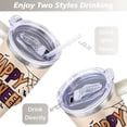 thumbnail image 5 of 40 OZ Happy Halloween Tumbler with Handle Vacuum Insulated Travel Coffee Mug Gift for Birthday Christmas Halloween, 5 of 7