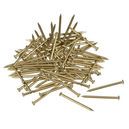 

Small Tiny Brass Nails 1.5x25mm for DIY Decorative Pictures Wooden Boxes Household Accessories 100pcs