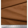 thumbnail image 3 of Soimoi Brown Japan Crepe Satin Fabric Diamond Geometric Fabric Prints By Yard 42 Inch Wide, 3 of 3