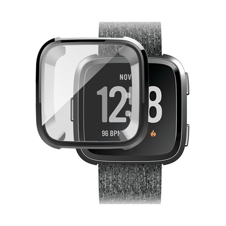 Vera Protector - EEEKit Protective case for Fitbit Versa, Accessories Screen Protector Frame Protect Shell Cover for Fitbit Versa Smart Watch Silicone TPU