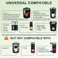 thumbnail image 2 of Copa K NESSUS reutilizable para Keurig 1.0 de acero inoxidable, paquete de 2, 2 of 6