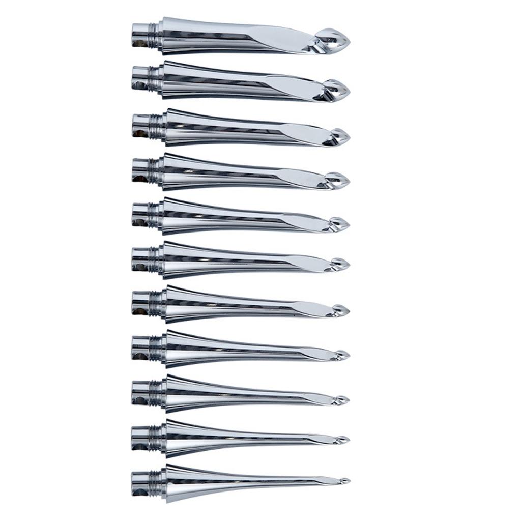 Tizuqe Tunisian Crochet Hook with 11 Size Interchangeable Tip Ergonomic Crochet Hook