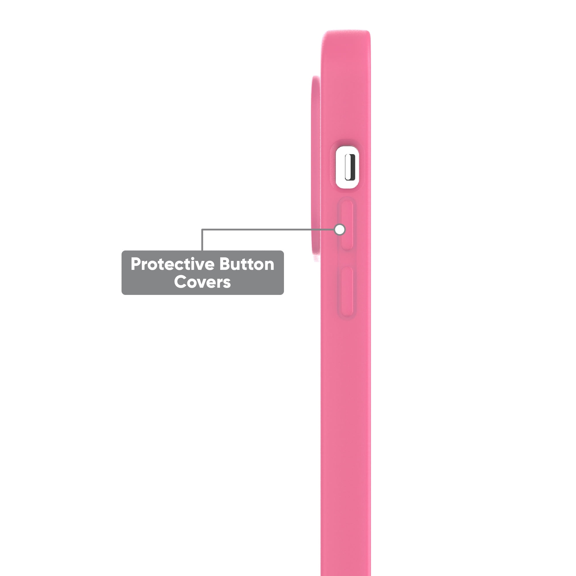 onn. Silicone Phone Case for iPhone 14 Pro - Pink