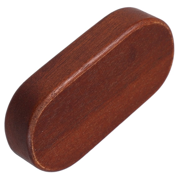 ADDHAT Unfinished Wood Crafts to Paint Oval Walnut Wood for Experts DIY Base for Home Decor 1Set