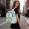 thumbnail image 3 of Jeiento Capybara Turtle School Backpack for Boys Aged 8-12 17 Inch Large Capacity School Bag Water-Resistant Polyester Bag with Adjustable Padded Straps for Elementary School, 3 of 7