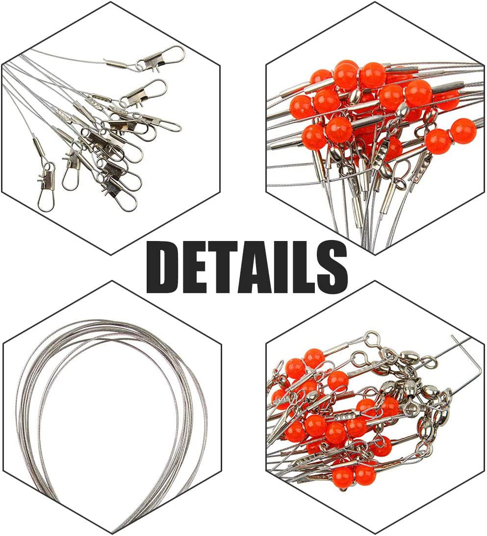 Wire Leaders for Fishing Saltwater Stainless Steel Fishing Rigs