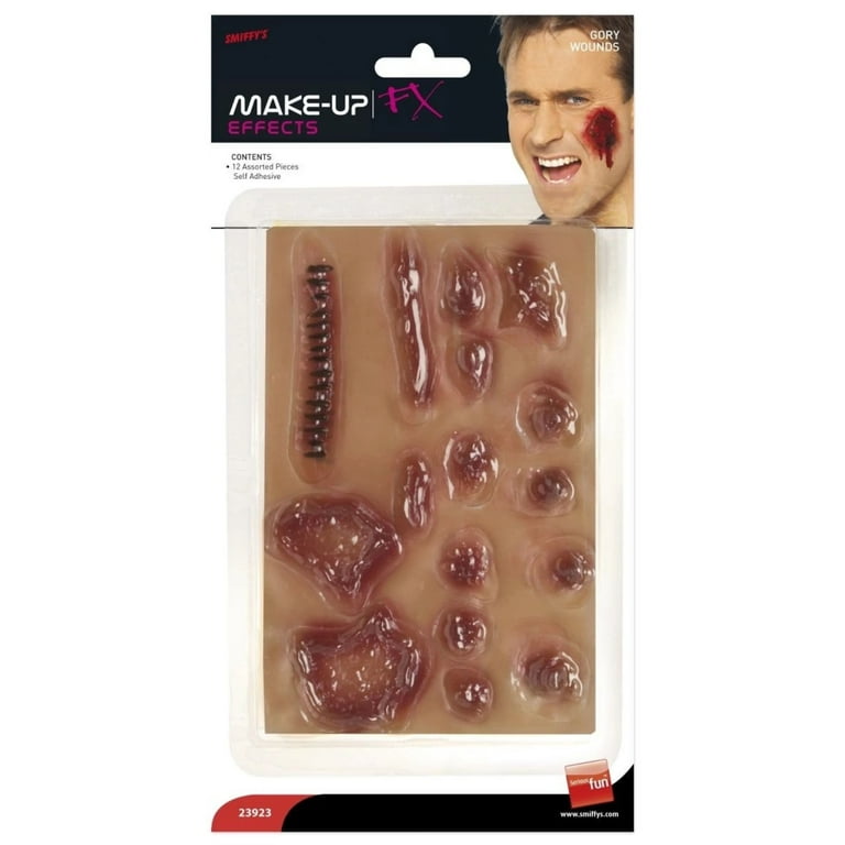 Gory Wounds Skin Coloured Adult Red Gory Wounds Skin Coloured Adult Red