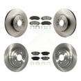 thumbnail image 1 of Transit Auto Front Rear Disc Brake Rotors and Semi-Metallic Pads Kit for Car 2009-2014 Acura TL K8S-101431, 1 of 11