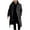 Dark Gray, variant on Mens Double Breasted Trench Coat Casual Lapel Collar Business Winter Long Overcoats Navy