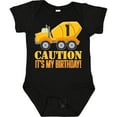thumbnail image 3 of Inktastic 1st Birthday Construction Truck Cement Mixer Boys or Girls Baby Bodysuit, 3 of 5