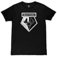 thumbnail image 2 of Men's 1863FC  Black Watford Mono Crest Slub T-Shirt, 2 of 3
