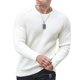 thumbnail image 2 of Suéter de cuello redondo para hombre, suéter de cuello redondo, cuello redondo largo, mangas raglán, jersey de cuello redondo, claridad notable, 2 of 5