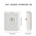 thumbnail image 2 of Mini Photo Printer for Smartphone Wireless BT Image Label Receipt Mini Printer Thermal Printer, 2 of 5