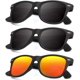 thumbnail image 3 of Gafas de sol polarizadas NQ mate lentes de espejo color bloqueo UV paquete de 3, 3 of 4