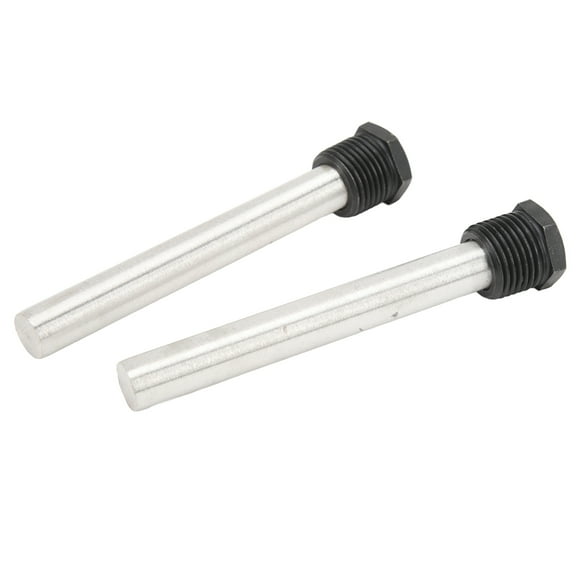 Anode Rods, High Durability Corrosion Resistant 2 Pcs 1/2in NPT Water Heater Anode Rods for RV