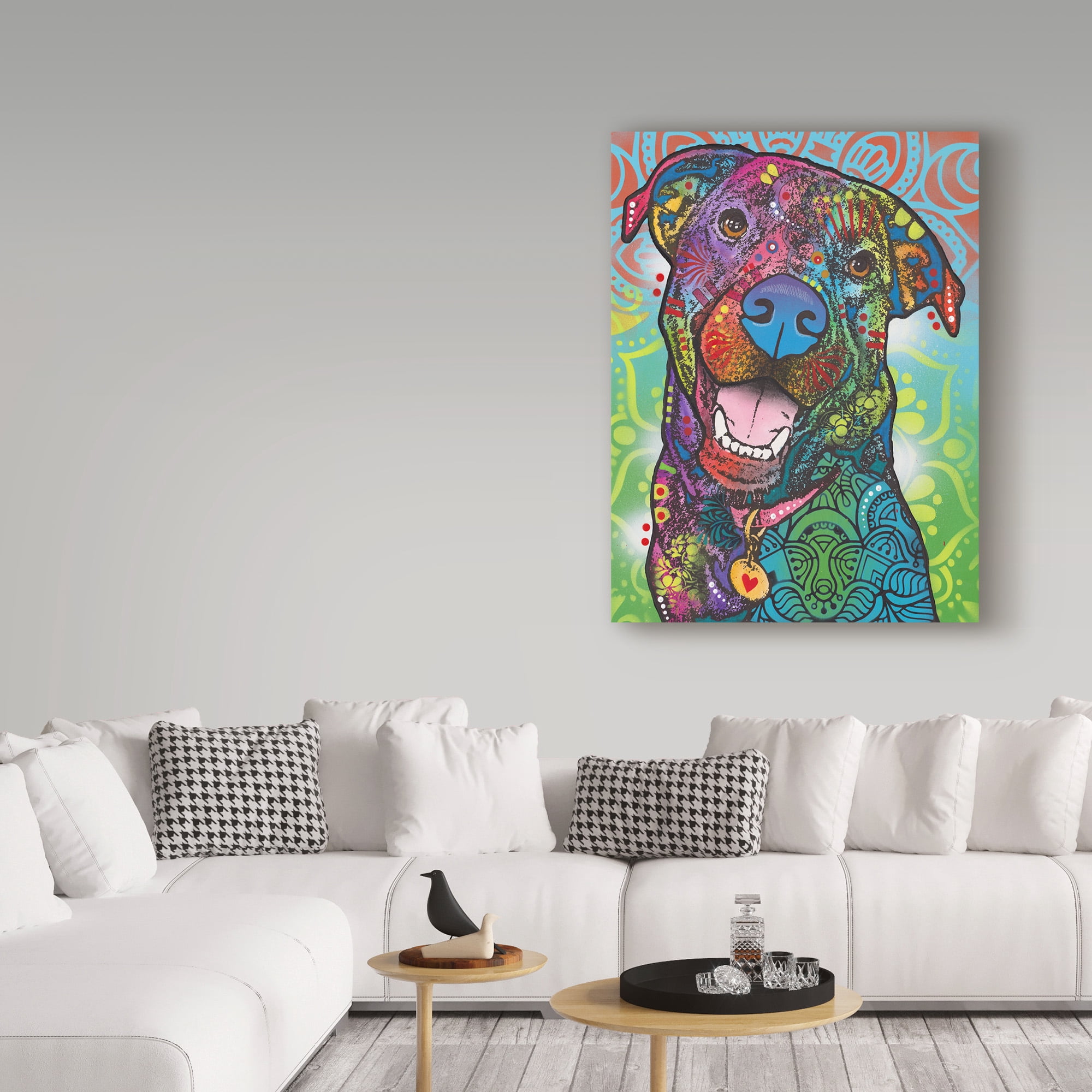 Trademark Fine Art 'Louie' Canvas Art by Dean Russo