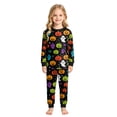 thumbnail image 2 of Leey-World Halloween Pajamas Toddler Halloween Pajamas for Girls Long Sleeve and Pants Nighty PJS 2-piece Set, 2 of 9